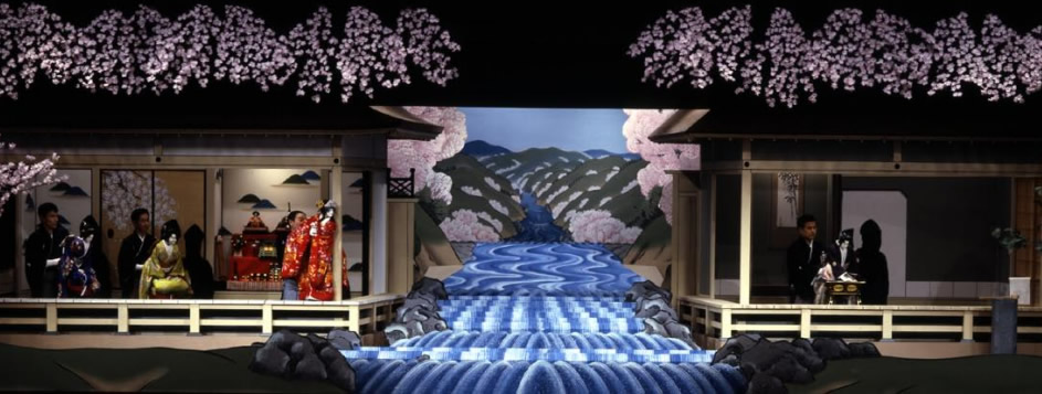 Resultado de imagem para Teatro Nacional Bunraku osaka japao